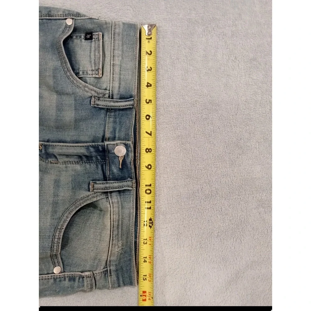 Womens Judy Blue Los Angeles Skinny FitBlue Stretch Denim Jeans Distressed 31x28